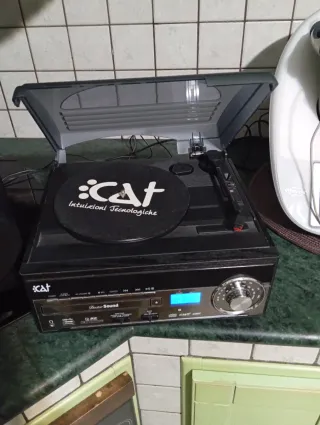 Stereo Giradischi Radio CD USB iCAT