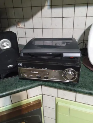 Stereo Giradischi Radio CD USB iCAT