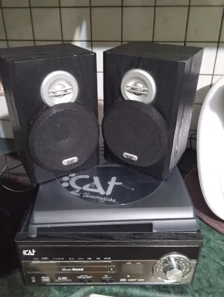 Stereo Giradischi Radio CD USB iCAT