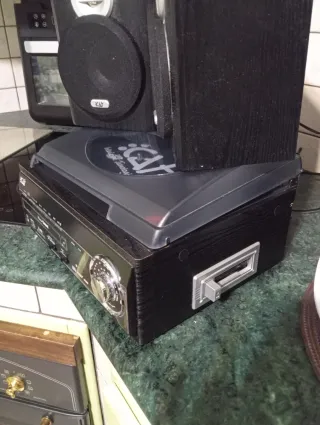 Stereo Giradischi Radio CD USB iCAT