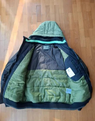 Chaqueta Petrol Industries Niño Verde/Gris