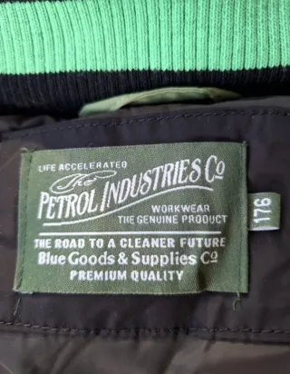 Chaqueta Petrol Industries Niño Verde/Gris