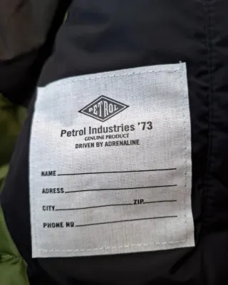 Chaqueta Petrol Industries Niño Verde/Gris