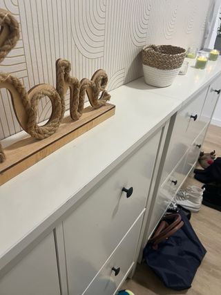 Zapatero HEMNES IKEA 4 compartimentos