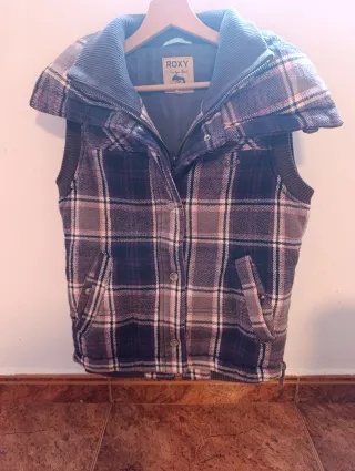 Chaleco Roxy Cuadros Talla M