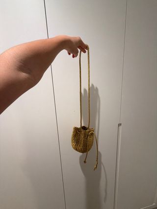 Bolso Zara niña dorado