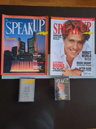 Revistas Speak Up + cintas en inglés