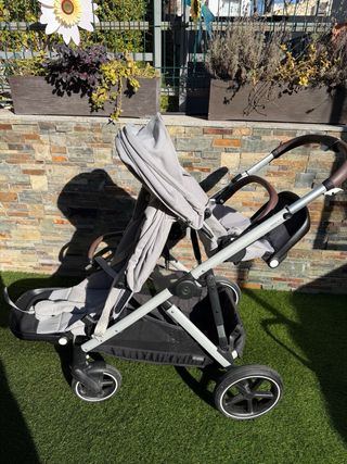 Cybex Gazelle S Silla Doble Stone Grey
