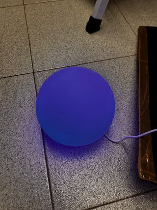 10 Bolas LED RGB 15cm + 10 Mandos