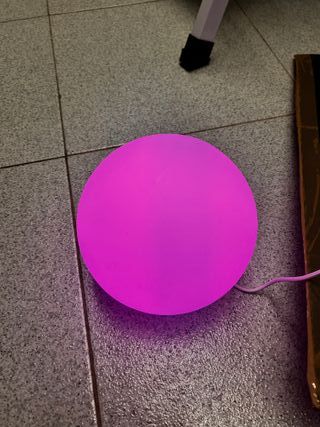 10 Bolas LED RGB 15cm + 10 Mandos