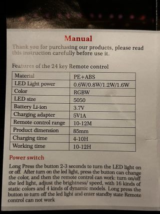 10 Bolas LED RGB 15cm + 10 Mandos