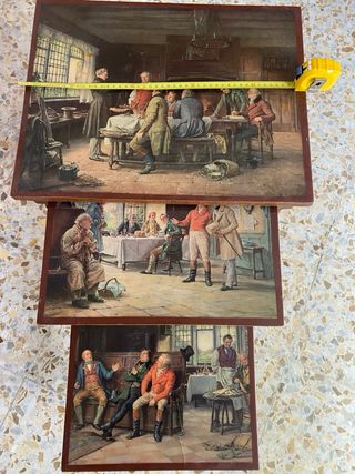 Lote 3 mesas auxiliares siglo XIX