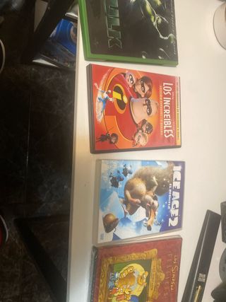 Lote 4 Películas DVD Disney/Pixar/Fox