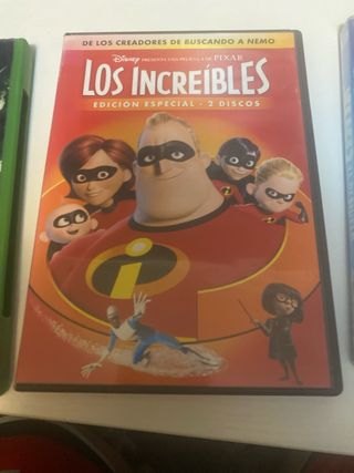 Lote 4 Películas DVD Disney/Pixar/Fox