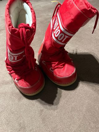 DESCANSOS Gran Boot rojos talla 35-37