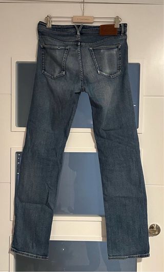 Pantalón vaquero Massimo Dutti azul hombre