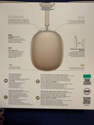 Cascos Hoco W65 Plus ANC Beige/Dorado