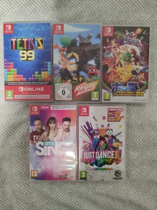 Lote 5 Juegos Nintendo Switch