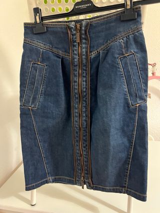 Falda vaquera Bimba y Lola cremallera