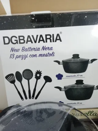 Set Batterie Nera DGBAVARIA 13 pezzi