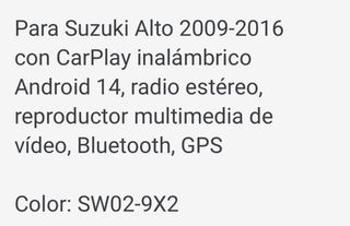 Pantalla Car Play Coche