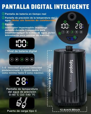 Ducha portatil camping