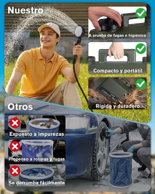 Ducha portatil camping