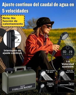 Ducha portatil camping