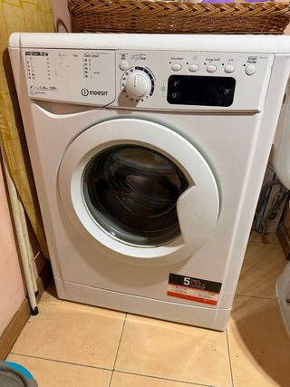 Lavadora Carga Frontal Blanca