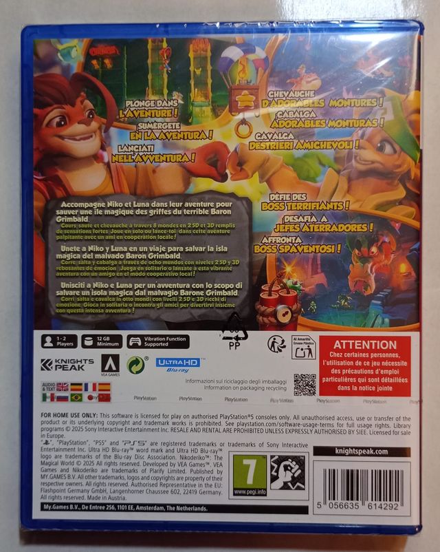 Nikoderiko The Magical World PS5 lacrado ES