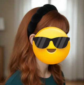 Diadema terciopelo negra acolchada