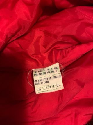 Tuta da sci Brugi rossa e blu taglia 44