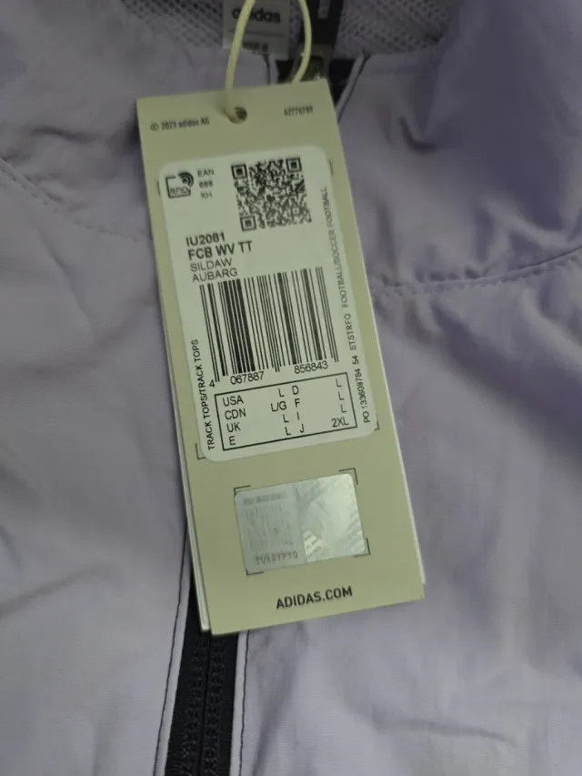 Chaqueta Adidas Bayern Múnich Morada/Verde