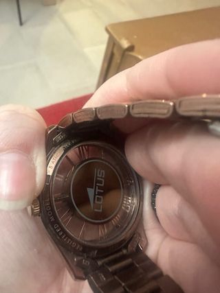 Reloj Lotus Mujer Negro y Plateado