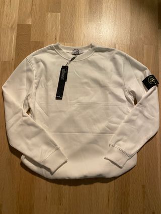 Premium White Crewneck Sweatshirt – Minimal & Time