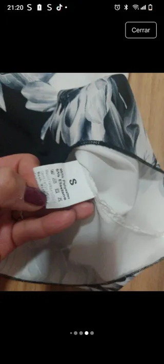 Blusa sin mangas mujer talla S