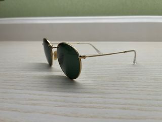 Gafas Ray-Ban Oval Metal Doradas Negras