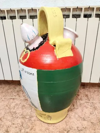 BOTIJO GIGANTE DE CERÁMICA  TALAVERA DE LA REINA