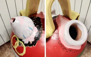 BOTIJO GIGANTE DE CERÁMICA  TALAVERA DE LA REINA