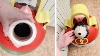 BOTIJO GIGANTE DE CERÁMICA  TALAVERA DE LA REINA