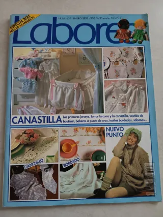 3 Revistas de labores , p cruz, ganchillo, punto..