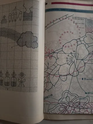 3 Revistas de labores , p cruz, ganchillo, punto..