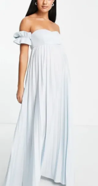 Vestido ASOS Maternidad Invitada