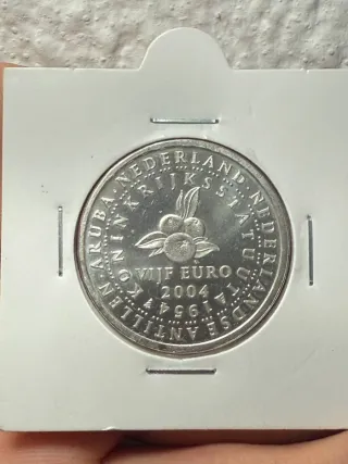 Moneda de Plata 5 Euro 2004 Paesi Bassi