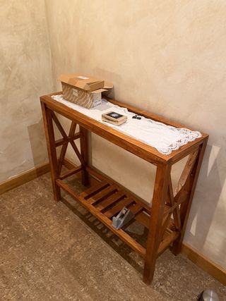 Mueble de entrada de madera