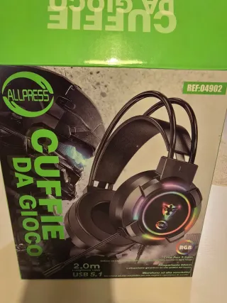 Cuffie Gaming ALLPRESS RGB USB 5.1