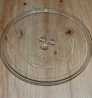Plato de microondas de cristal