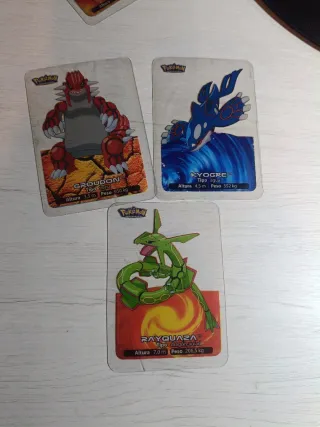 Pokemon Groudon, Kyogre y Rayquaza