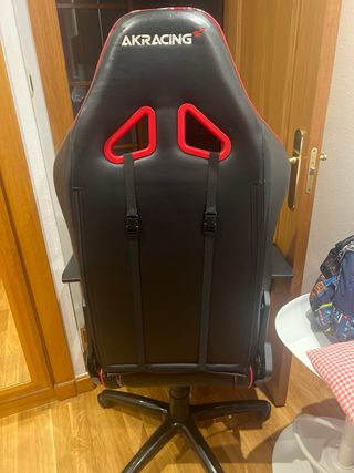 Silla Gaming AKRacing Negra y Roja