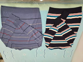 2 Jerséis Rayas Chico Azul Multicolor